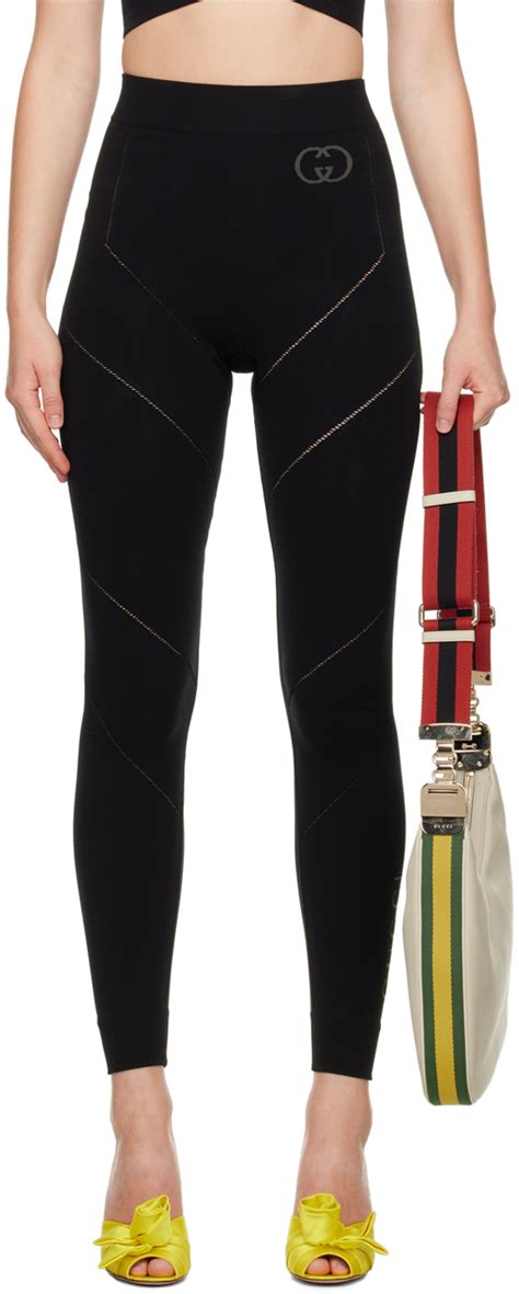 gucci logo leggings|Gucci stirrup leggings.